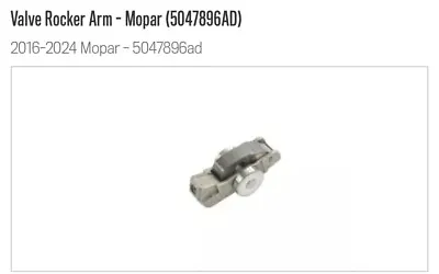 NEW Genuine Mopar 05047896AD Valve Rocker Arm Intake 3.6L V6 Jeep Dodge RAM • $44.85