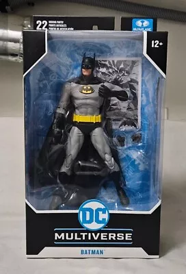 McFarlane DC Multiverse Batman Knightfall Variant Grey Black 7  Action Figure • $44.95