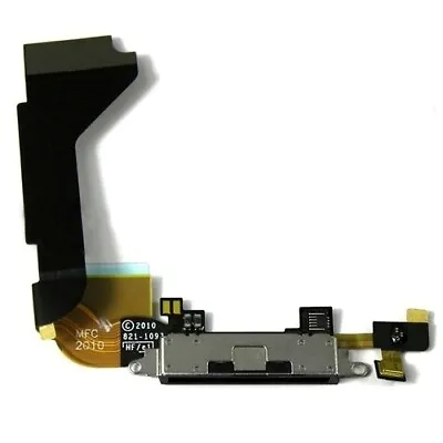 £4.99 • Buy New IPhone 4S Black Charging Port Dock Connector Flex Cable Replacement Part Mic