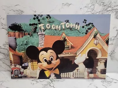Disneyland Toon Town Mickey Mouse Postcard Collector's Item 1990's NEW • $13.95