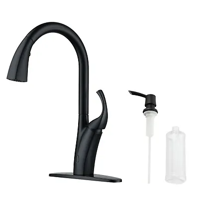 Clihome Touchless Infrared Sensor Dual Function Kitchen Faucet Pull Down Sprayer • $138