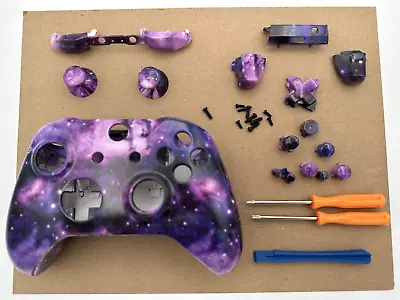 Xbox One S Controller Custom GALAXY Shell & Buttons Kit TOOL Parts Mod Housing • $23.70