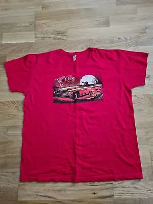 Rare Neil Young 2009 Red Tour Tshirt Size XL • £65