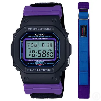 Casio G-Shock Special Colour Edition Watch Extra Cloth Band GShock DW-5600THS-1 • $206.10