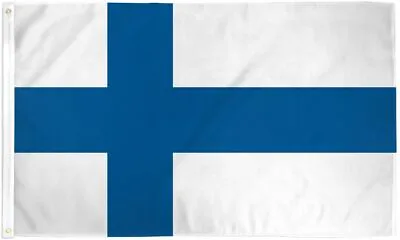  FINLAND  Flag 2x3 Ft Polyester Banner Sign Finnish European Union EU UN • $12.02