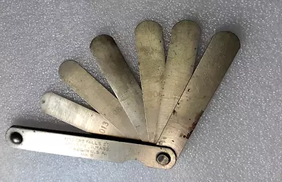 MILLERS FALLS No. 9 - 6 LEAF FEELER GAUGE SET - Greenfield MA • $8.99