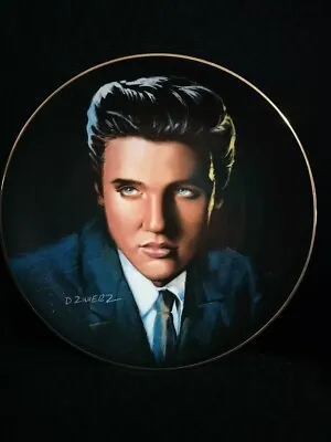 Elvis Presley Portraits Of The King Plate 5 From The Wonder Of You By Delphi • $20