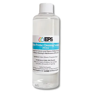 Edible Printer Cleaner (250ml) - Cleaning Solution For Canon Printhead Cleaning • £10.95