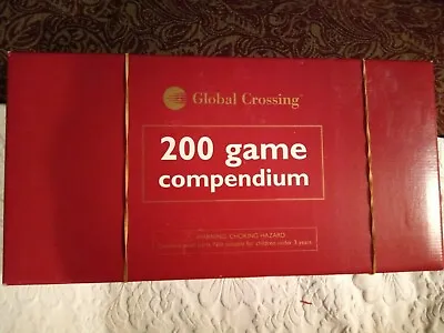 Vintage Global Crossing 200 Game Compendium (Backgammon/Poker Dice/etc...) • £10