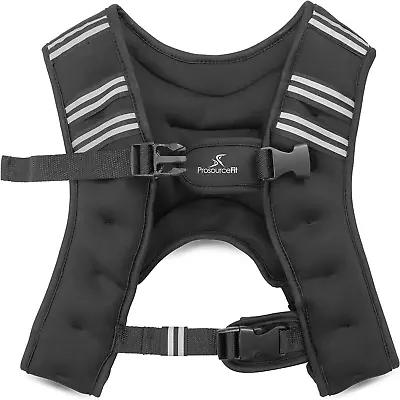 ProsourceFit Exercise Weighted Training Vest For Weight Lifting Running And & • £35.44