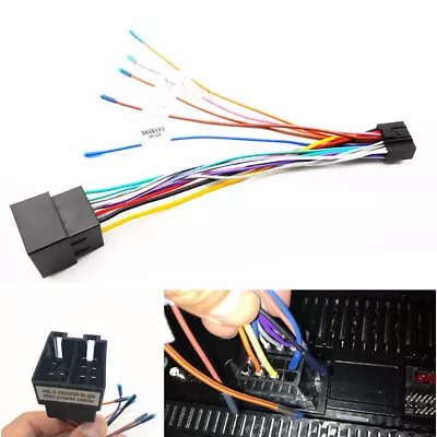 $12.96 • Buy Car Stereo Radio ISO Wiring Harness Connector Adaptor Loom Cable For DVD Player