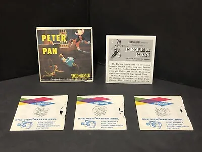 Sawyer's B372 Walt Disney's Peter Pan Disney View-master Reels Packet Set • $28.88