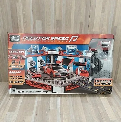 Mega Blocks Need For Speed Custom Garage 337 Pcs 95720 • $59.50