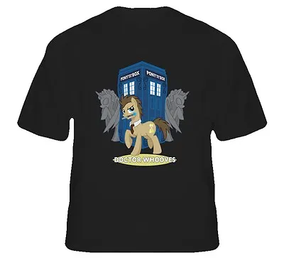 My Little Pony Brony Doctor Whooves Blk T Shirt • $19.99