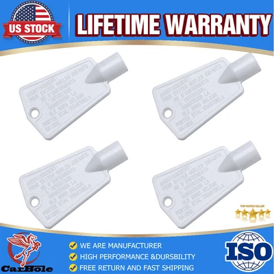 $5.99 • Buy 216702900 Freezer Door Key For Frigidaire, Kenmore, GE (4 Pack)