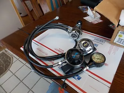 Dacor Diving Rig With Guage And 2 Mouthpieces NO RESERVE • $9.99