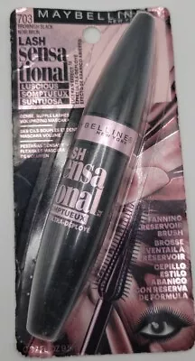 Maybelline Lash Sensational Luscious Mascara 703 BROWNISH BLACK 0.32 Oz • $5