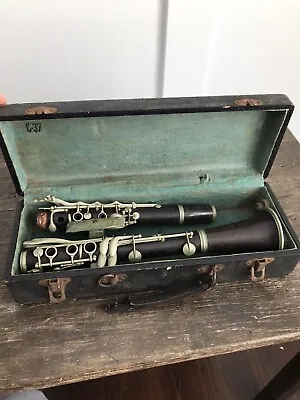 Early Model F. Barbier Paris C Clarinet 23” Long ? USN Emil Barrel Parts /Repair • $75