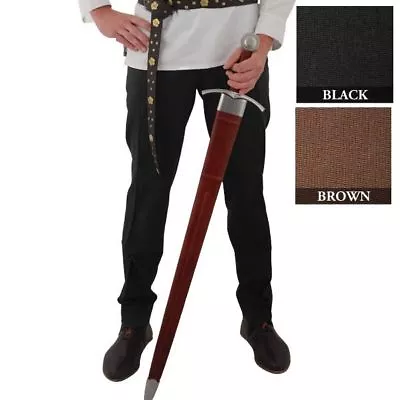 Medieval Hose Cotton Pants Larp SCA Pirate Renaissance Cosplay Reenactment • $40