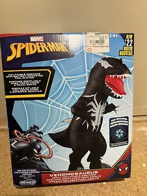 Spider-Man Venomosaurus Venom Adult Size Inflatable 7ft Dinosaur Costume Marvel • $40