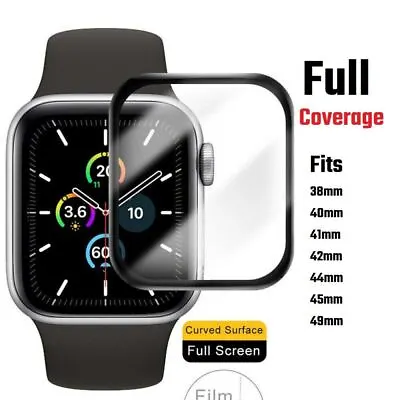 $6.99 • Buy Screen Protector For Apple Watch Series Ultra 8 7 SE 6 5 4 | 49 45 44 42 40 39mm