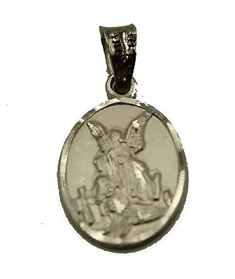 Guardian Angel Oval Medal .925 Sterling Silver - Guardian Angel Mexico Medal  • $18.95