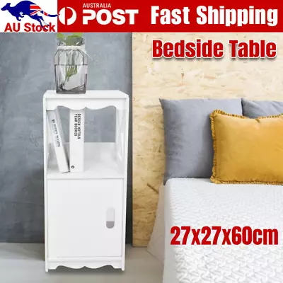 2 Layer Bedside Tables Side Table Nightstand Storage Drawer Shelf Bedroom Unit • $34.99