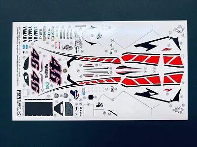 Tamiya Decals 1/12 YAMAHA YZR-M1 50th #46 Cartograf.Item14115 From Japan • £22.69