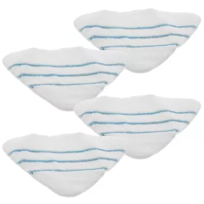 4 X PIFCO Steam Mop Microfibre Cloth Washable Reusable Cleaning Pads 12 In 1 • £5.99