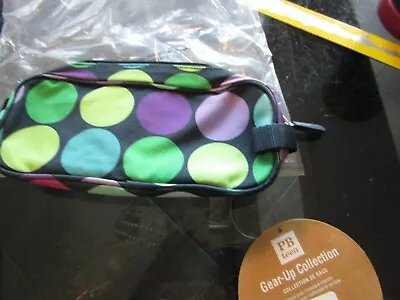 £11.21 • Buy Pottery Barn Teen Gear UP Polka Dot Multi Pencil Case New 