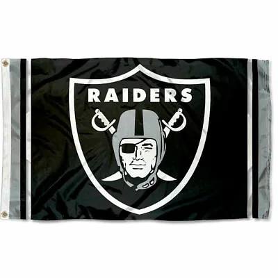 Oakland Raiders Large Outdoor NFL 3 X 5 Banner Flag • $32.95