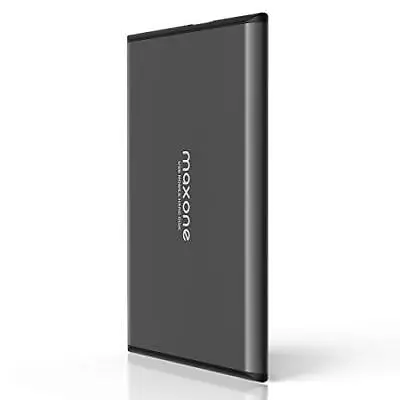 Maxone Portable External Hard Drive 160GB-USB 3.0 2.5 Ultra Slim Aluminum HDD - • £29.78