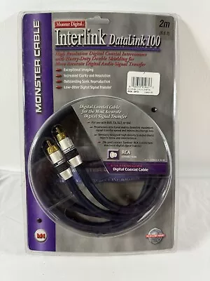 Monster Cable Interlink Datalink 100 High Resolution Digital Coaxial Cable 2M • $16.37