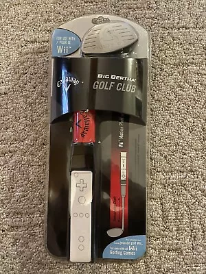 Wii Callaway Big Bertha Golf Club Motion Plus Golfing Brand New Game • $18