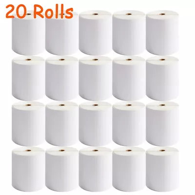 20 Rolls 4  X 6  Zebra 2844 Eltron ZP450 Direct Thermal Shipping Labels 250/roll • $45.32