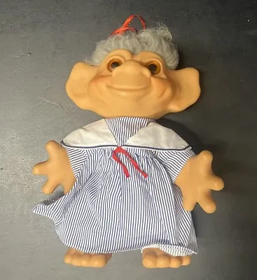 Vintage 1964 Dam Things Troll Large 11” Tall Original Clothes Toy RARE • $79.95