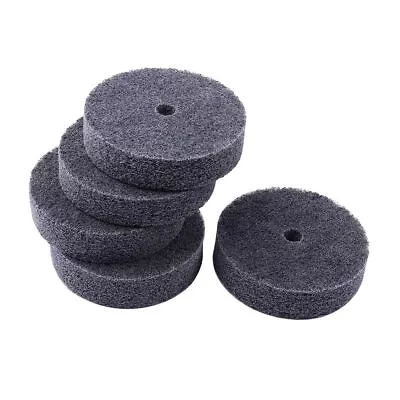 5 Pcs 3 Inch 75mm Fiber Polishing Buffing Wheel Sanding Disc Fiber Wheels Buffin • $13.97