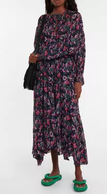 Designer Isabel Marant Etoile Size 10 38 FR Saureli Style Floral Women's Dress • $600