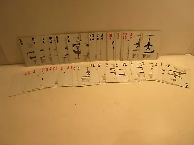 $10.95 • Buy Army Aircraft Recognition Playing Cards GTA 44-2-6 1979 Complete Deck NO BOX