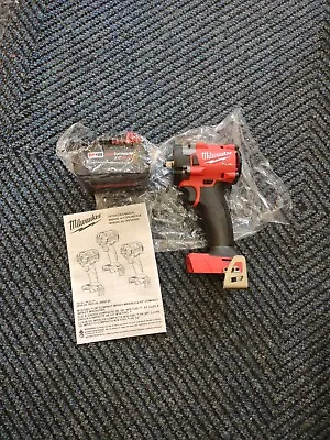 Milwaukee 2854-20 M18 FUEL™ 3/8   Impact Wrench W/ Frict Ring With 5.0ah Battery • $199.95