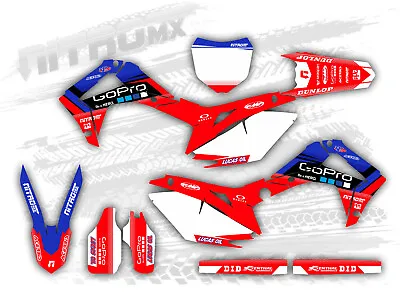 Graphics Kit Fits Honda CRF 450 R CRF 450R 2013 2014 2015 2016 Decals Stickers • $252.89