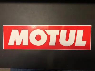 MOTUL OIL Racing Large Decal Sticker 12  X 3  • $5.95