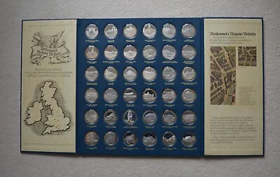 £1550 • Buy Betjeman's Bygone Britain 36 Silver Proof Coin Collection John Pinches RARE 