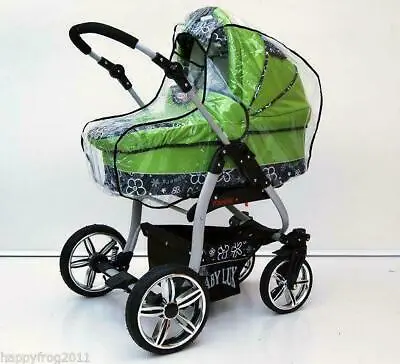 Baby Infant Universal Strong Pushchair Pram Raincover Babylux • £5.97