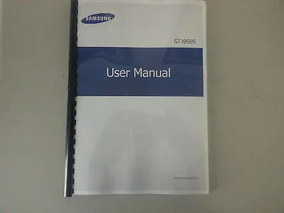 SAMSUNG GALAXY S4  GT- I9505 PRINTED INSTRUCTION MANUAL USER GUIDE 147 Pages A5 • £13.99