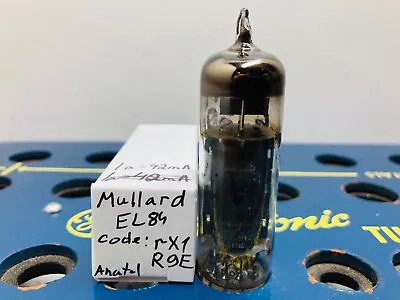 Mullard 6BQ5 EL84 Code RX1 R9E Tested Ia=42mA Amp Guitar Audio Radio Vacuum Tube • $54.45