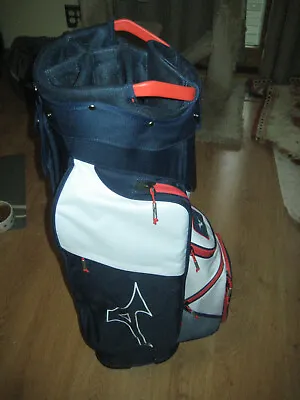 BRAND NEW Mizuno LW - C  Cart Bag  7 Way Top   Navy / White / Red • $190