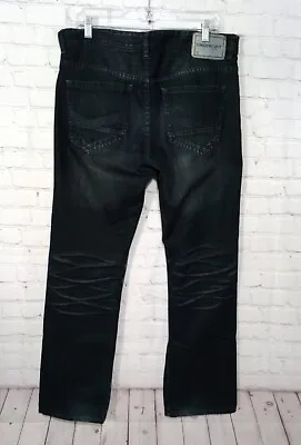 Union Bay Men's Jeans Size 32x30 Blue Denim Straight Leg Dark Wash Cotton 35x32 • $19.80