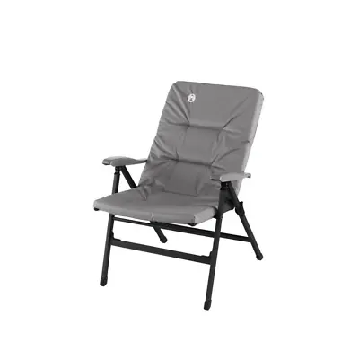 Coleman Recliner Chair Camping Garden Padded Caravan 8 Position Folding Seat • £59.03