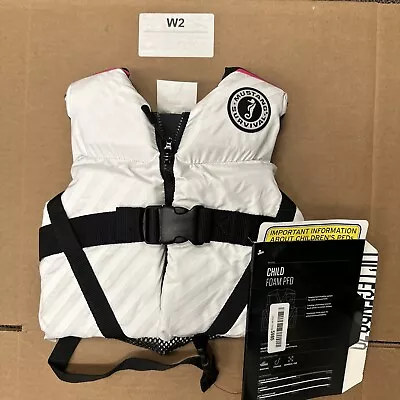 Mustang Survival Child’s Life Jacket 30-50lbs MV3265 White/Pink • $60